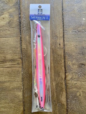 1 Pink Glow-Vertical Tuna Knife Jig for Slow Pitch or Speed Jigging 300g