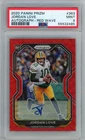 2020 Panini Prizm JORDAN LOVE /149 RC Auto Red Wave Packers PSA 9 MINT M67