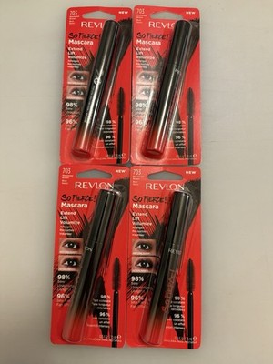 4-pack Revlon So Fierce Mascara 703 Blackened Brown Extend Lift Volume