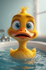 Digital Image Picture Photo Wallpaper Background Desktop AI Art Duck