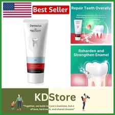 Natural Toothpaste Fluoride-Free Whitens Enamel Rebuilds Gums Cavity Preventi...