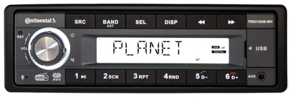 Continental USB 1DIN AUX DAB MP3 Autoradio für BMW 5er (E39) X5 (E53) Quadlock - Bild 2 von 4