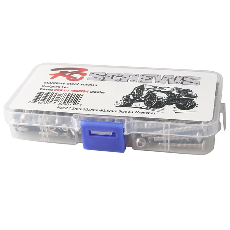 Steel M2.5/3/4 Screws Kit For Traxxas UDR Unlimited Desert Racer 1/7 RC Car - Image 2 of 4