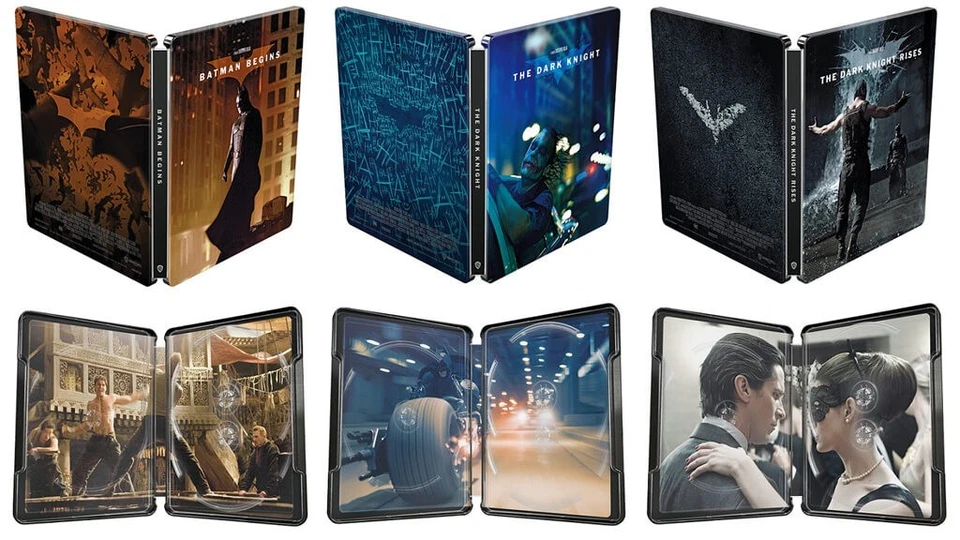 DARK KNIGHT TRILOGY ULTIMATE 4K UHD BLURAY STEELBOOK COLLECTOR EDITIONS *SEALED* - Image 2 of 4