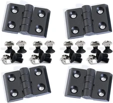 KOOTANS 4 Sets Alloy Hinges for 2020 Series 6Mm T- Aluminum Extrusion Profile 3D