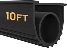 10Ft Universal Garage Door Bottom Weather Seal T End Rubber Seal Striping Kit US