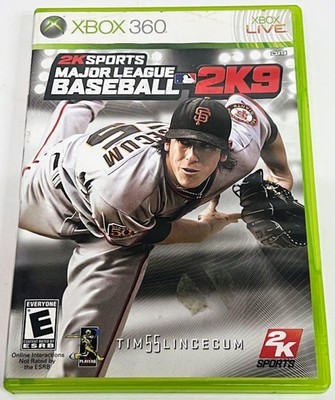 Major League Baseball 2K9 Xbox 360 w/Manual