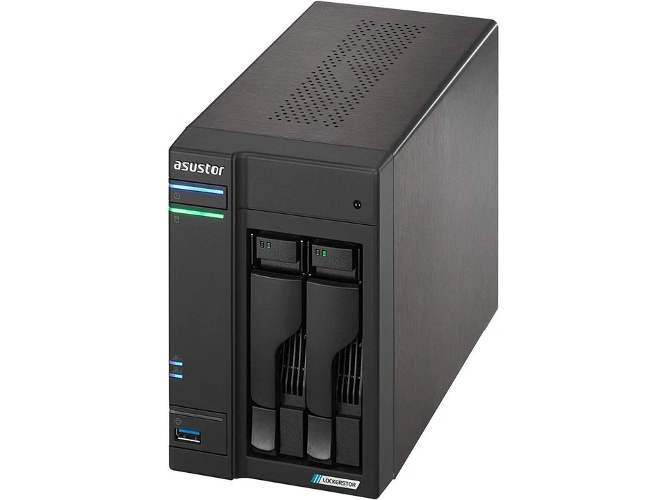Asustor Lockerstor 2 Gen 2 AS6702T 2 Bay NAS, Quad-Core 2.0GHz CPU, Dual 2.5GbE - Image 4 of 4
