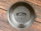 Lodge Cast Iron #8 Raised Number Arc Logo Skillet Lid