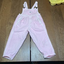 Vintage Baby Guess Denim Overalls 5Y Girls Acid Wash Pink Georges Marciano 90s