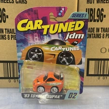 CAR TUNED JDM SERIES 1 02 ‘93 TOYOTA SUPRA ORANGE 