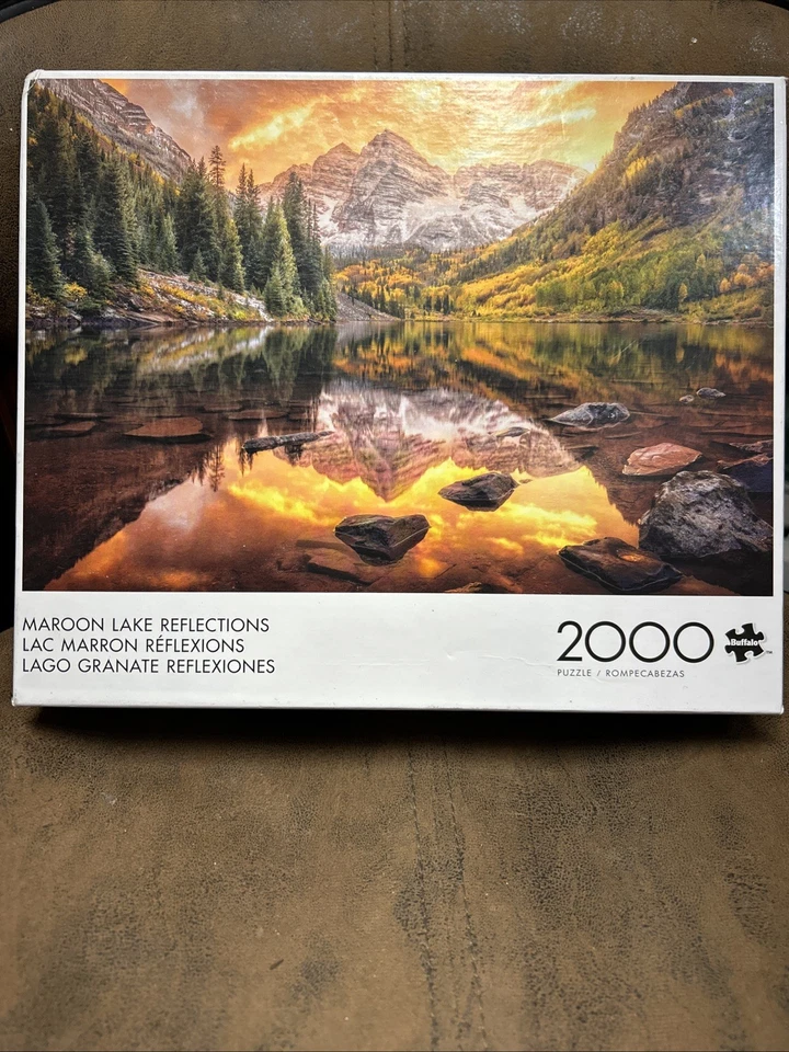 Rompecabezas Buffalo Games - Granate Lake Reflection - 2000 piezas Foto 3 de 4