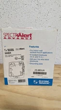 Spectra Alert Advance System Sensor SBBR Wall Mount Box Red