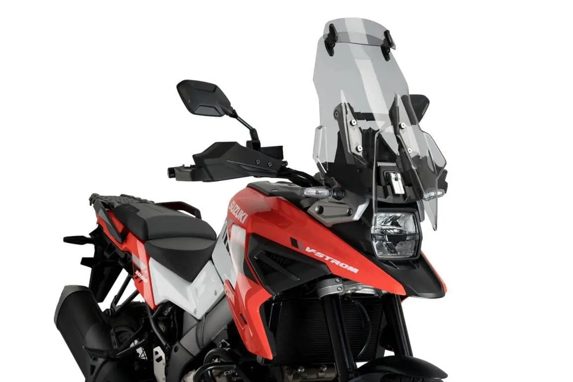 Puig Touring Screen With Visor | Light Smoke | Suzuki V-Strom 1050 2020>Current