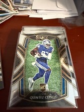2020 Panini Select Club Level Quintez Cephus RC #300 Detroit Lions