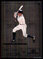 1999 Upper Deck MVP Swing Time #S9 Chipper Jones Atlanta Braves