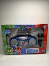 PJ Masks Radio Karaoke - Portable FM Radio W/Microphone - Sing  Listen NEW