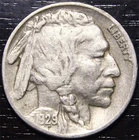 1929 S Buffalo Nickel 5c US Coin San Francisco Mint