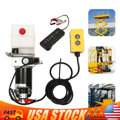 #ad Electric Hydraulic Pump Single Acting Dump Truck Hydraulic Pump W Relief Valve $158.60