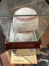 DAVID WELLS Signed PERFECT GAME 5-17-98 Official Baseball- NY YANKEES-SteinerPSA