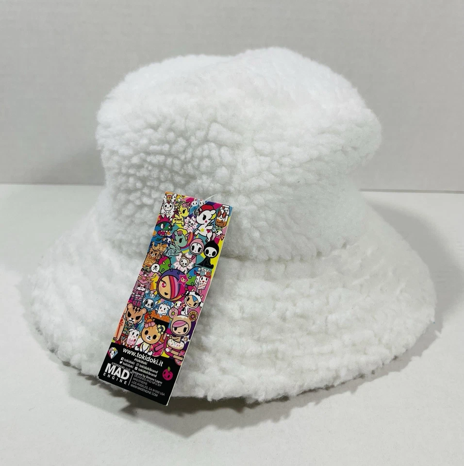 Cappello Tokidoki Unicorno Sherpa Bucket - Nuovo con etichette - Immagine 2 di 4