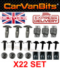 FOR CITROEN BERLINGO 08-18 UNDERTRAY UNDER ENGINE COVER CLIP KIT FIXING CLIPS