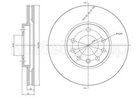 2X Metelli Bremsscheibe 23-0514C FüR Chevrolet Opel