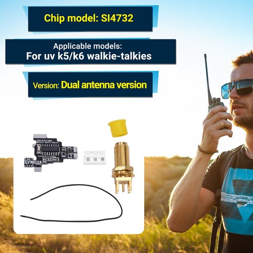 Pour K5/K6 Réception Ondes Courtes Modifiée Si4732 Double Antenne Modi7915 - Photo 3/7