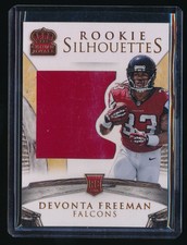 DEVONTA FREEMAN 2014 CROWN ROYALE ROOKIE SILHOUETTES RC PATCH 045/199 *FALCONS*