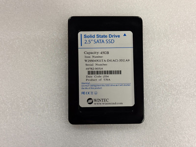 WINTEC INDUSTRIAL W2SS045G1TA-D41AC1-3D2.A9 45GB SSD SATA III 2.5''