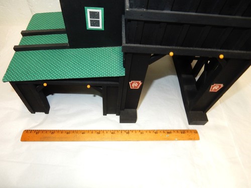 Home Made Railroad Train Structure / Mill Made of Heavy Wood - O - Big and Tall! - Picture 7 of 10