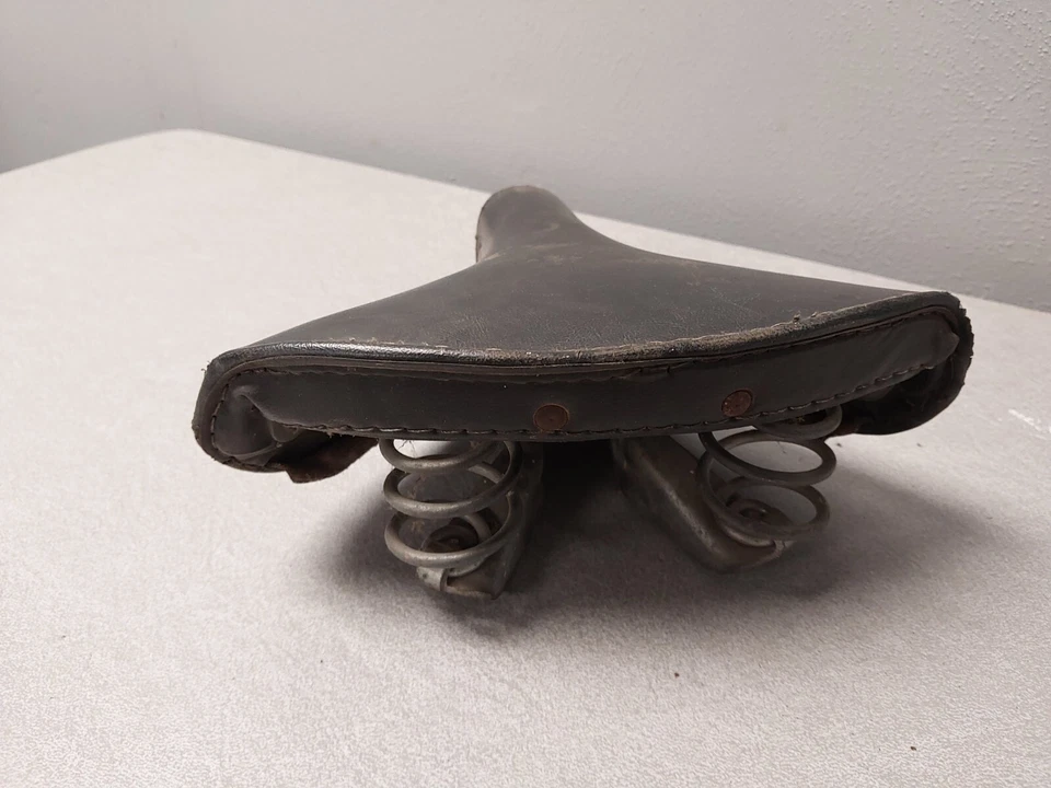 Schwinn? Selim de bicicleta vintage mola 220mm x 230mm cruzador remetente rápido EUA! - Imagem 4 de 4