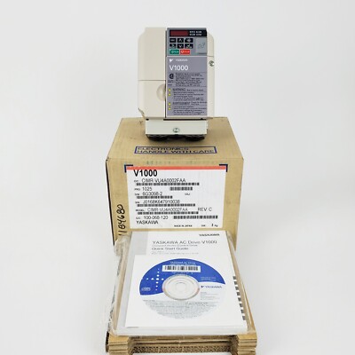 Yaskawa CIMR-VU4A0002FAA Rev.C Variable Frequency Drive V1000, New!
