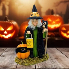 Bethany Lowe Designs: Halloween; Trick or Treat Callie Witch