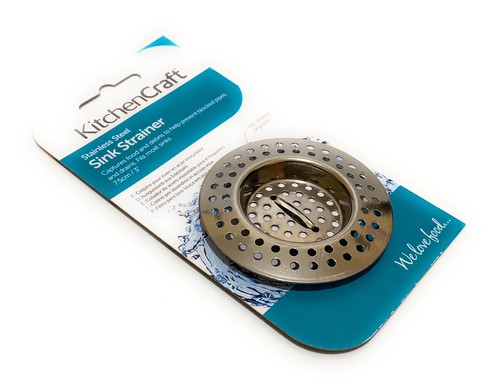 Kitchen craft Sink Strainer Stainless Steel 7.5 Cm - Picture 2 of 3