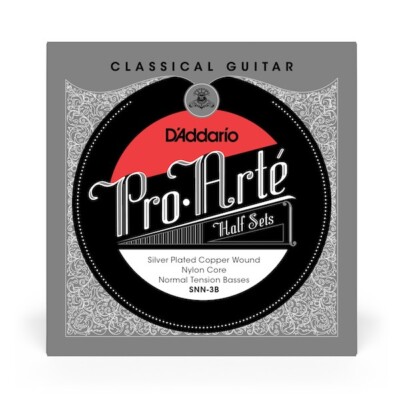 D'Addario SNN-3B Pro-Arté Nylon Core Classical Strings Half Set; normal tension