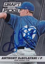 ANTHONY DESCLAFANI SIGNED AUTO'D 2013 PANINI PRIZM PERENNIAL DRAFT PICKS CARD 6