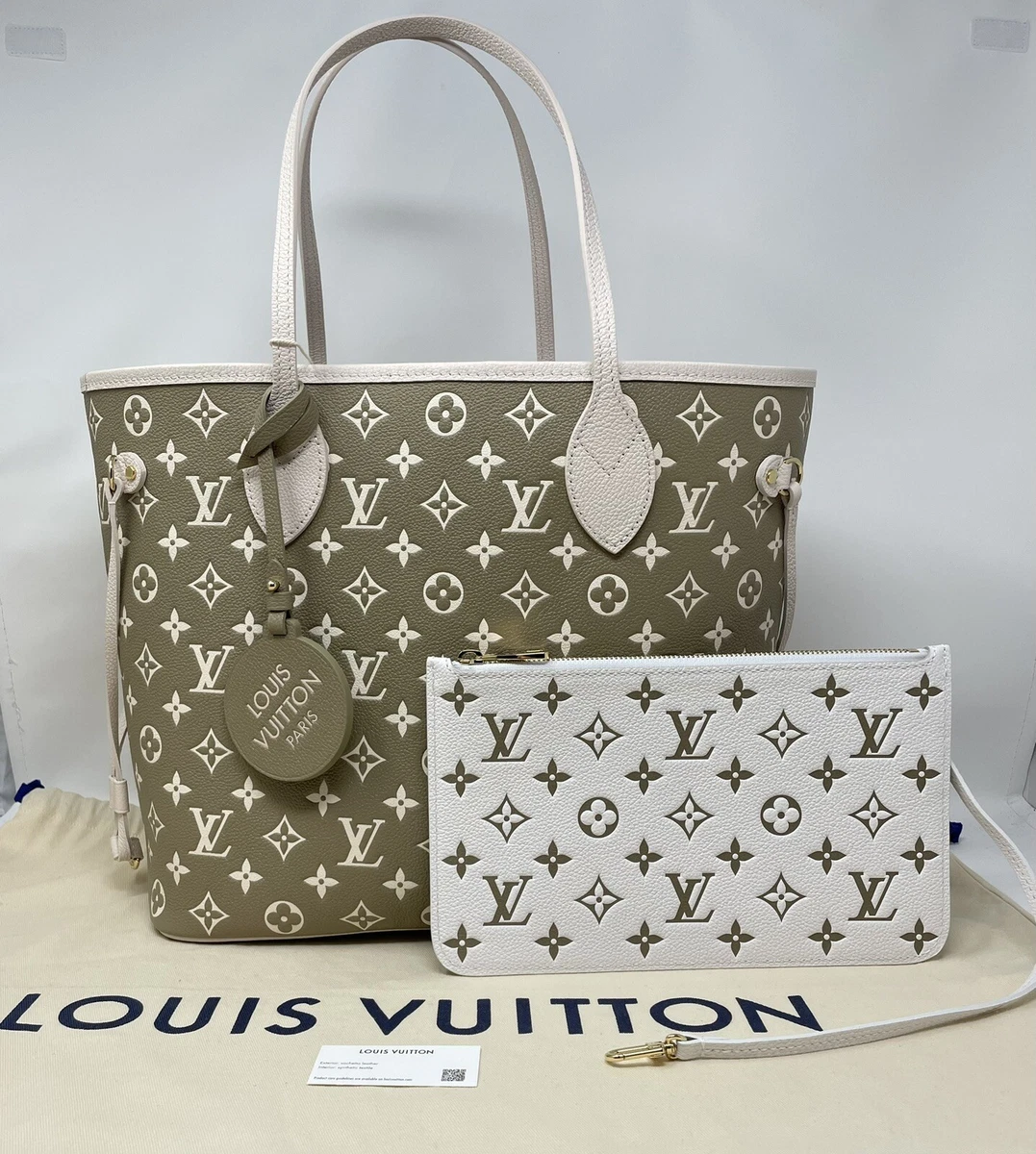 Louis Vuitton Neverfull MM Monogram Empreinte Tote Bag