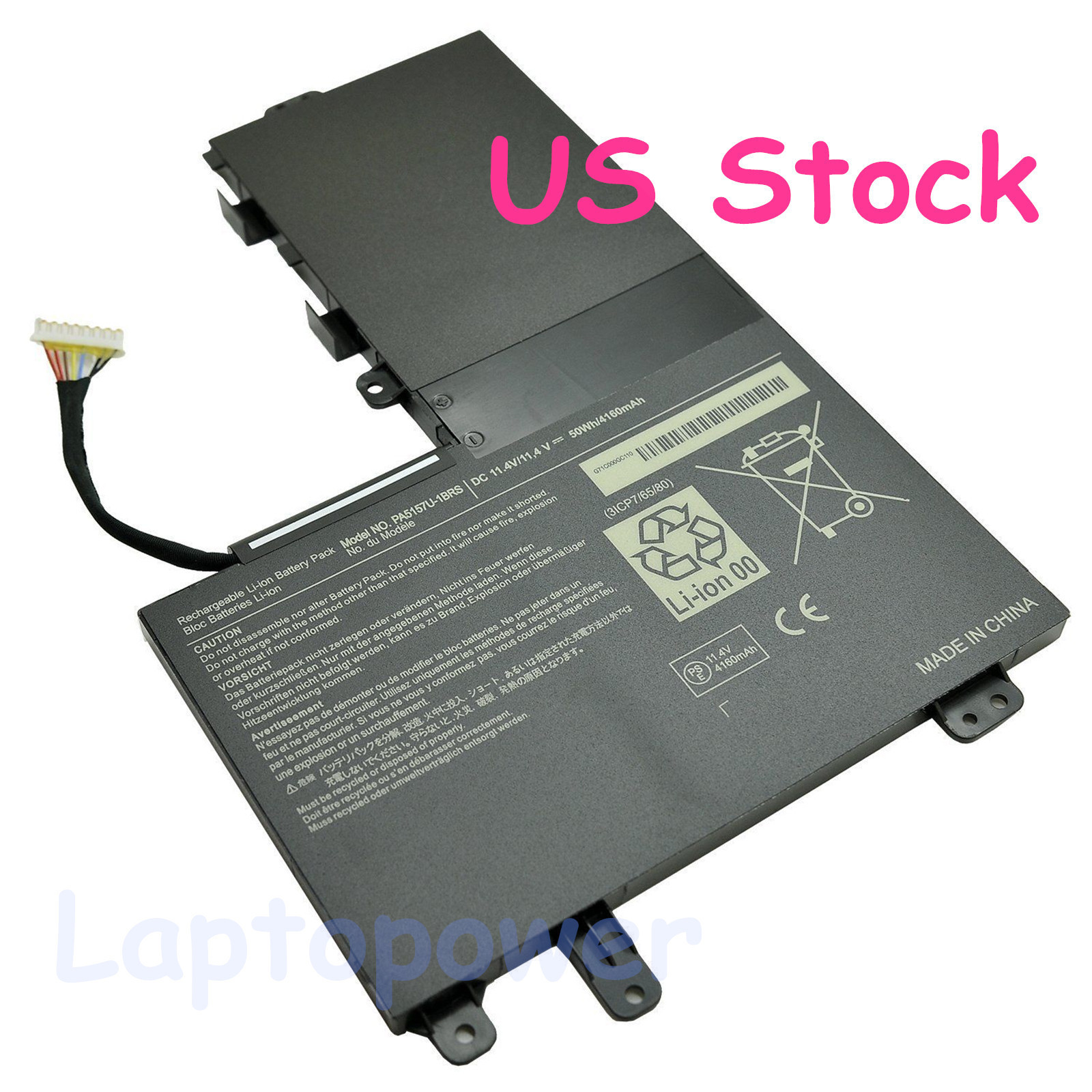 PA5157U Battery For Toshiba Satelite E55-A5114 E55T-A5320 E45T-A4100 E45T-A4200