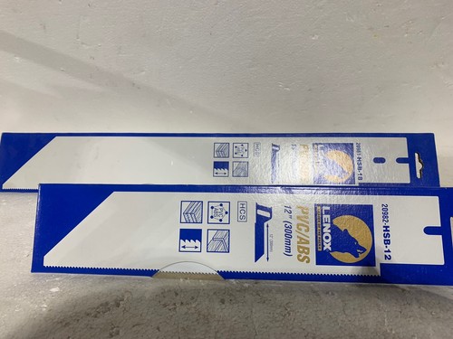 2 Pcs.-Lenox PVC/ABS 2” Wide Saw Blades. (1) 18” & (1) 12” Blade. - Picture 2 of 6