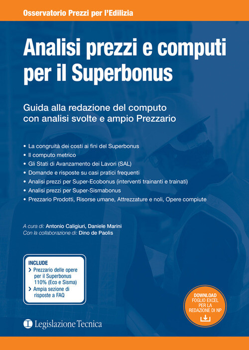 Analisi prezzi e computi per il Superbonus. Guida alla redazione