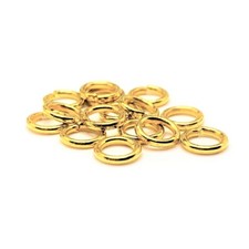 100, 500 or 1,000 BULK pcs 6mm Gold Plated Open Jump Rings-US Seller - GL044