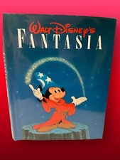 Walt Disney Fantasia Hard Cover Book By John Culhane with Illustrations 1987 HTF