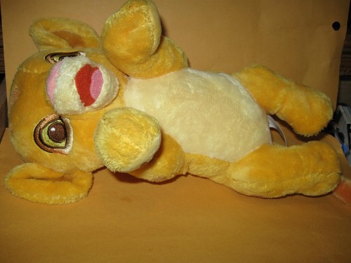 Preowned DISNEY BABIES SIMBA 10 1/2"" PLUSH stuffed animal Disney World