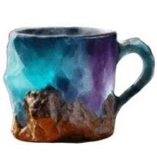 2025 HOT Mineral Crystal Coffee Mugs, Crystal Mineral Coffee Mugs, Natural Miner