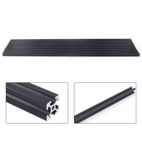 20*20*1000mm 2020 T-Slot Aluminum Extrusion For CNC 3D Printer Black 10 Packs US - Picture 7 of 9