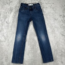 Levi  s Jeans Boys 12 511 Slim Blue Adjustable Waist Dark Wash