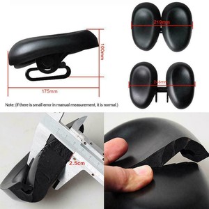 dual pad bike seat