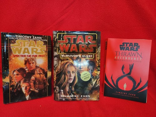 Lot of 7 Star Wars novels by Timothy Zahn - 2 HC, 1 TPB, 4 PB - Most Like New