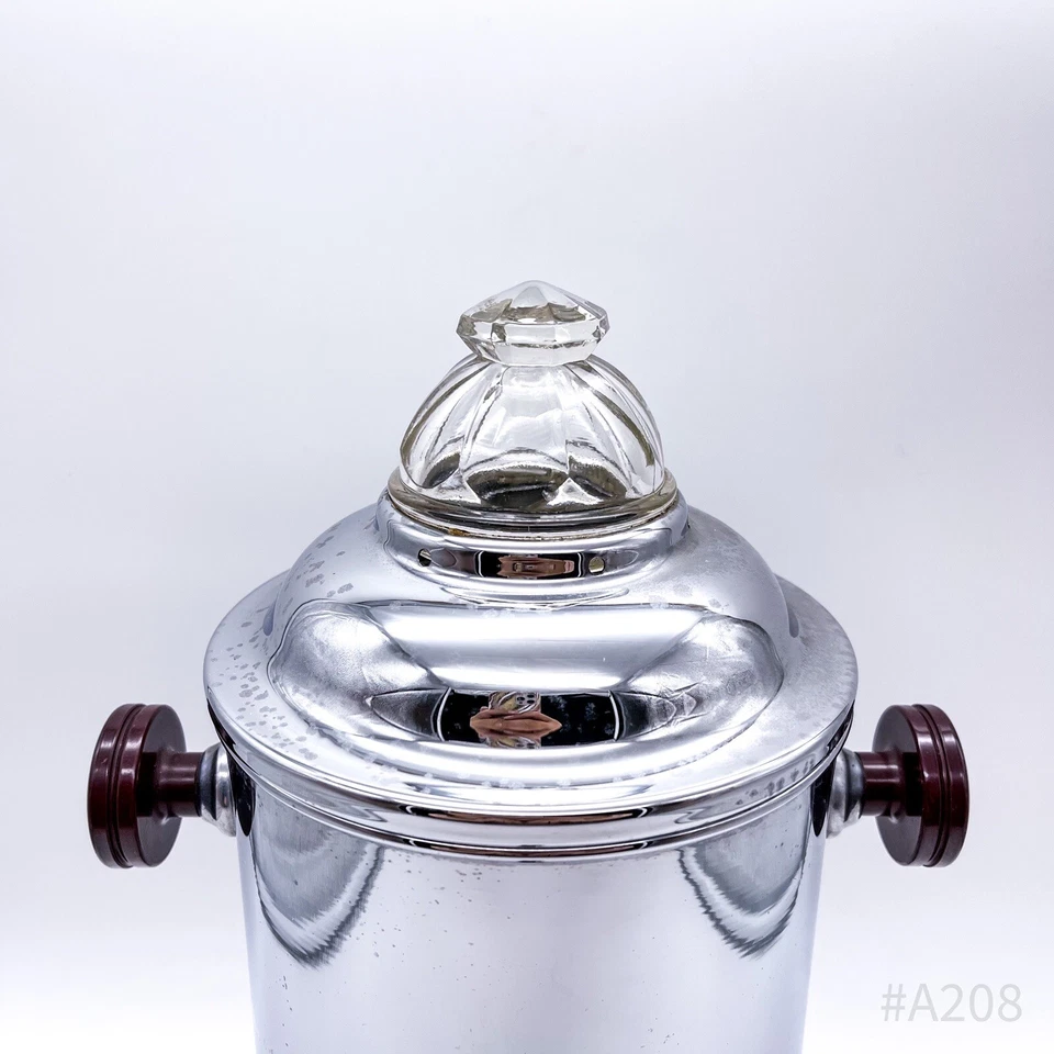 Art Déco ABC Samowar Macchina da Caffè Del Te Con Cavo di Collegamento 220V 700W - Immagine 4 di 4